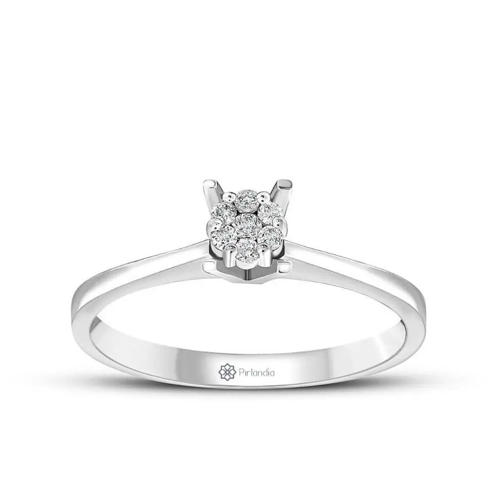 0,30 Karat Tektaş Görünümlü Pırlanta Yüzük