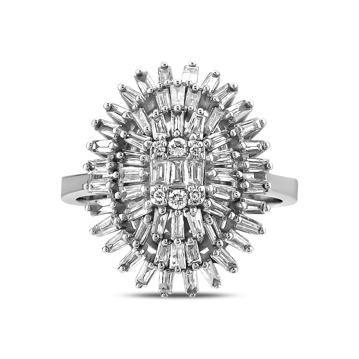 0,94 Karat Pırlanta Baget Yüzük